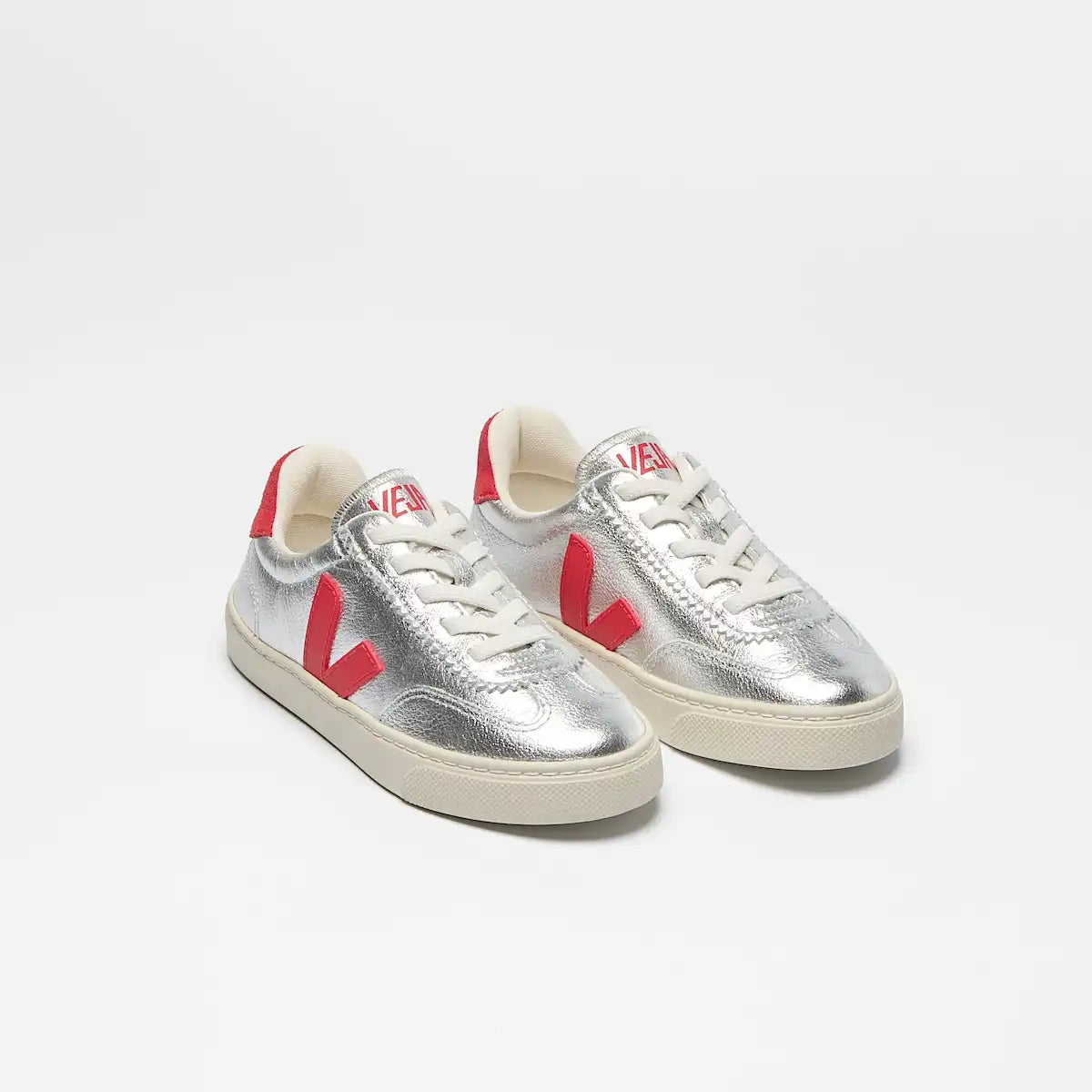 VOLLEY ELASTIC LACES LEATHER SILVER PEKIN